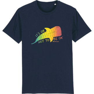 It's Ok Not To Be Ok - Unisex Hand Printed Cotton T-Shirt