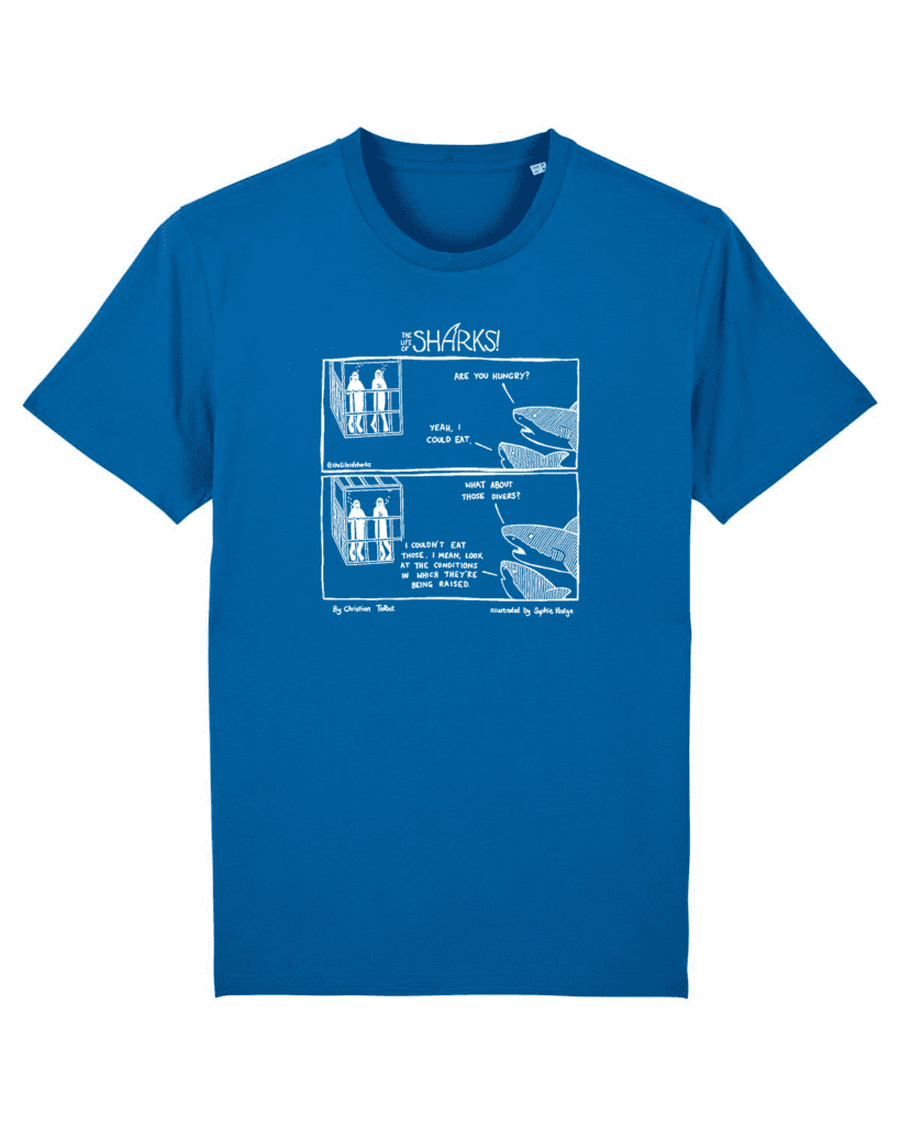 Divers - Unisex Hand Printed Cotton T-Shirt