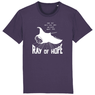Ray of Hope - Unisex Hand Printed Cotton T-Shirt